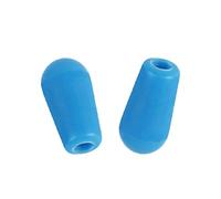 DIAO79NI Puntas métricas básicas para interruptor de guitarra de 4 mm, 3 vías, tapas de interruptor LP para importación de China Japón Epiphone Les Paul Pickup Selector, azul claro (juego de 2)