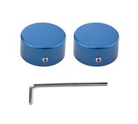 DIAO79NI Tapones de botón de pedal de metal para guitarra con 1 llave hexagonal que aumenta la precisión, comodidad para interruptores comunes de diámetro de 3/8 pulgadas, botones V1, 2 unidades