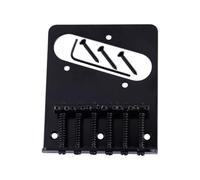 DIAO79NI TL - Puente de carga superior de 6 sillines vintage para guitarra eléctrica Fender Squier Tele Telecaster (negro)