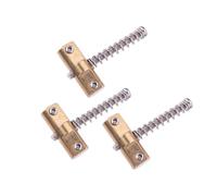 DIAO79NI WTB - Juego de 3 sillines de latón compensados de latón de 10,7 mm estilo barril para Fender Vintage Telecaster guitarra eléctrica