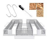 DIAOCARE Generador de Humo Frío Profesional de Acero Inoxidable Frío para Generador de Humo frío, Ahumador de Alimentos, Ahumador de Carne para Barbacoa, BBQ, Ahumador(22,5 x 21 x 4 cm)