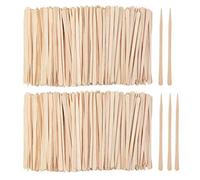DIAOSnx 1200 unidades de palillos de cera de madera para depilación de cejas y nariz (sin mango)