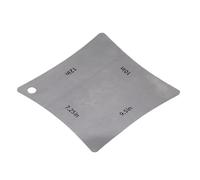 Diapasn de Guitarra Calibre de Radio Diseo 4 en 1 7, 25 Pulgadas 9, 5 Pulgadas 10 12 Construccin de Acero Inoxidable, Compacto y Porttil para Conciertos