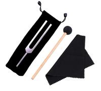 Diapasón 528HZ Sintonizador con juego de mazo for prueba del sistema nervioso para la sanación de los chakras, terapia de sonido