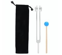 Diapasón de 68,05 Hz con Martillo de Madera, Diapasón para Aliviar el Estrés de Terapia de Masaje, Diapasón Sensorial Para Prueba de Nervios