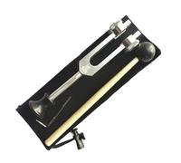 Diapasón de aluminio 256Hz 432Hz 384Hz 528Hz con juego de diapasones de resonancia base para RelajacióN(528Hz)