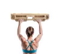 Diapasón de escalada - Madera de fresno 50 cm 380 g | Hangboard Grip Trainer, Rock Pull Bar, Home Strength Builder | Entrenamiento de acondicionamiento para el montañismo en interiores