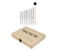 Diapasón de Guitarra de Aluminio Plata, Referencia Multitonos Portátil | Uso en Aulas de Música y Estudio, Acabado Pulido Suave, para Cuerdas E Iniciación Musical