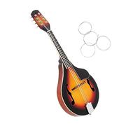 Diapasón De Palisandro De Guitarra De Mandolina Acústica De Parte Posterior Plana De Mandolina De 8 Cuerdas Estilo A Con Protector De Púas Mandolina para Estudiante