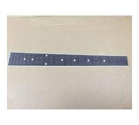Diapasón de palisandro prémium para guitarra acústica, diapasón de ébano de 18.3 pulgadas con encuadernación ABS e incrustaciones acrílicas, 20 trastes, 0.25 libras, listo para instalar