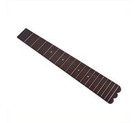 Diapasón de ukelele Alnicov, 18 trastes Diapasón de palisandro para 26 pulgadas DIY tenor escala Ukulele piezas