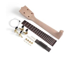 Diapasón de ukelele de repuesto para herramientas Luthier, accesorios para el cuello, juego de diapasón, ukelele
