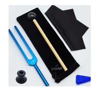 Diapasón Diapasón de aleación aluminio, conjunto colores 432hz, diapasones sonido, instrumentos musicales percusión(Sky blue 432hz)