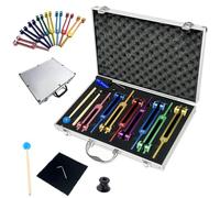 Diapason,Diapasones Terapeuticos Chakras,12 PCS Diapasones Neurológicos,Mantiene La Armonía De Mente,Liberación Del Estrés,Adecuados Para Terapia De Meditación,Terapia De Chakras,Terapia De Sonido