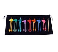 Diapason,Diapasones Terapeuticos Chakras,Set de 8 con base + 1 martillos de silicona y paño de limpieza,ideal para terapia, para terapia de chakras, terapia de sonido, mantener el cuerpo y la mente