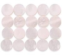 Diapasón Incrustaciones Marcadores Diapasón Incrustaciones Pegatinas Calcomanías para Guitarra Bajo 6 Mm(20PCS)