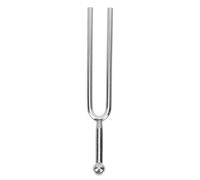 Diapasón Redondo 440hz de Acero Inoxidable para Guitarra y Violonchelo | Herramienta Portátil Compacta, Estructura Profesional de Afinación, Color Plata, Uso Musical