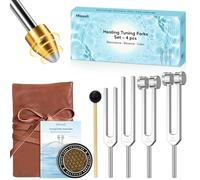 Diapasones Terapeuticos-128 Hz, 256 Hz, 512 Hz diapasones terapia para terapia de sonido, ajuste de chakras, meditación y yoga, regalo perfecto para la curación de mamá o novia para el día de la madre