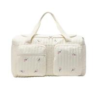 Diaper Bag - Large Capacity Handbag for Moms | Fashion Flower Design with Sturdy Handle & Multiple Storage Compartments for Outdoor Camping Climbing Fishing Sports Hospital Trips and Daily Use