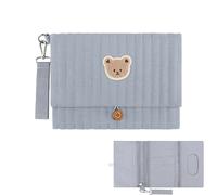 Diaper Bag Pouch - With Stroller Strap Compartment Diaper Bag Organizers,Bear Embroidery Foldable Organizer | For Mom Parent Boy Girl Travel Road Trip Hospita