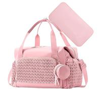 Diaper Bag, Reusable Travel Accessories, Diaper Bag Tote with Pacifier Case,Large Capacity Travel Accessories, Child Supplies For Home,