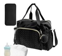Diaper Bag, Reusable Travel Accessories, Diaper Bag Tote with Pacifier Case,Large Capacity Travel Accessories, Child Supplies For Home,