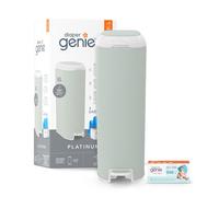Diaper Genie - Cubo de basura con pañales (1 recarga Easy Roll, 18 bolsas) EU, Verde