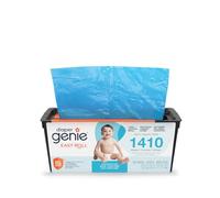 Diaper Genie Recambio de rollo fácil con 30 bolsas | Dura hasta 8 meses o tiene capacidad para hasta 1410 pañales para recién nacidos por recambio
