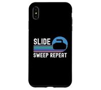 Diapositiva Barrido Repetir Divertido Jugador de Curling Juego de Palabras Curling Team Carcasa para iPhone XS MAX