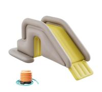 Diapositiva De Agua De Piscina, Tobogán De Piscina Inflable, Tobogán De Piscina Fiesta Inflable, Suministros Piscina Verano con Escalera Trampolín, Tobogán Aguas para Niños Y Adultos,200×80×85cm