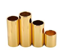 Diapositiva de metal de guitarra eléctrica de 4pcs, 28 mm/51 mm/60 mm/70 mm Guitarras de cuerda Tasanadas de tono de tono de tono de guitarra para bajo de guitarra acústica