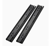 Diapositivas de cajón de extensión completa con rodamientos de bolas, resistentes 250 300 350 400 450 500 mm con rodamiento de bolas de metal para cocina, camino de mesa, estante de teclado, color