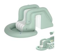 Diapositivas de Piscina Inflable, tobogán Inflable Impermeable de PVC, Agua de inundación de Agua con manija, Piscina no Plena para niños, Juguetes
