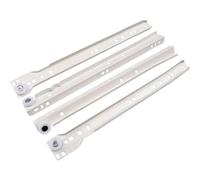 Diapositivas de pista for cajones, dos rieles de armario, mesa de ordenador gruesa, armarios de ropa, polea de rodillo for teclado, muebles, 4 Uds.(20inch(50cm))