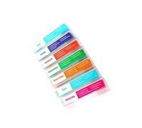Diapositivas preparadas para microscopio, 35 unidades, siete especímenes biológicos clasificados, adecuados para estudio de biología e investigación académica, portaobjetos de microscopio preparados