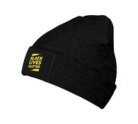 Diari Black Lives Matter Beanie Hats Soft Stretch Fishing Caps Winter Warm Hombre Mujer Pesca Gorros, Negro, Talla única