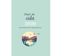 Diari de vida: Registre anual i mensual per a una vida conscient | Seguiment d’hàbits, estat d’ànim, salut i objectius | Planner d’autocura i ... | Year in Pixels | Visió anual i mensual