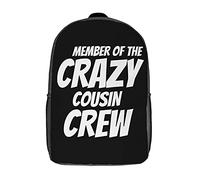 Diaria Bolsa De Deporte Primo Crew Crazy Mochila para Escuela Al Aire Libre Mochila De Viaje para Trabajo, Adolescente, Escolar, 42X32X14Cm