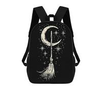 Diaria Tipo Casual Bolsas Estrellas Crecientes Mágicas De Brujas Mochilas Escolares Al Aire Libre Bolso Mochilas para Adolescente, Escuela, Gimnasio, 42X32X14Cm