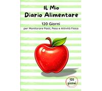 Diario Alimentare - 120 Giorni: Organizza i tuoi menù giornalieri e monitora le tue abitudini alimentari giorno dopo giorno Un diario alimentare ... 120 giorni. Perfetto anche come idea regalo.