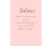Diario Balance: 31 giorni, 31 frasi per meditare (diari Balance _Percorsi personali)