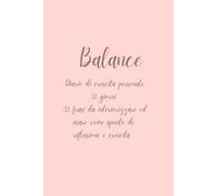 Diario Balance: 31 giorni, 31 frasi per meditare (diari Balance _Percorsi personali)