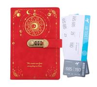 Diario con candado | Cuaderno A5 para escribir notas, diario para grabar pensamientos, para niños, adultos, adolescentes, escritores, estudiantes, viajes, cumpleaños, vacaciones, oficina en casa