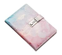 Diario con candado: cuaderno diario seguro, libro de escritura privado, diarios de memoria para niños | Elegante cuaderno con cerradura para niños y niñas, secreto para notas de pensamientos, re