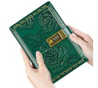 Diario Con Candado - Diario Secreto Tamaño B6 | 224 Páginas Cuero Rosa Tapa Dura Agenda Rayada para Niños Adultos Adolescentes Escuela Viaje Regalo Navidad