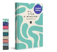 Diario de 6 minutos para adultos 2026 (edición limitada) - Más atención, amor propio y resiliencia - Diario de agradecimiento, libro de diario - Traducido a 22 idiomas