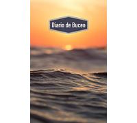Diario de Buceo: Diario de Buceo Cuaderno para buceadores: espacio para 100 inmersiones (motivo: puesta de sol)
