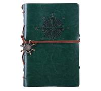 Diario de cuaderno vintage, cuaderno de bocetos vintage | Cuaderno de diario pirata diario personal - Diario retro Escritura suave útiles escolares papelería para hombres mujeres adolescentes, aula