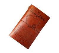 Diario de cuero para hija, cuaderno de escritura para adolescentes, diarios de cuero vintage de 6 x 8 pulgadas con función premium, diario de material de cuero, diarios para hijas con diseño elegante
