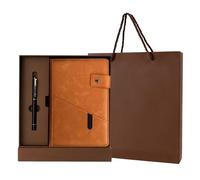 Diario de cuero Set de regalo, Diario Vintage A5 Cuaderno con Caja de Regalo Bolígrafo Bolsa de, Cuaderno Personalizado Clásico Diarios de Negocios, Diarios de Viaje para Mujeres Hombres